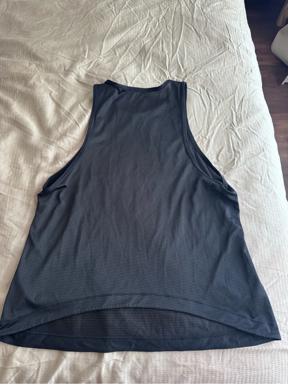 lululemon athletica Black Mesh Racerback Tank